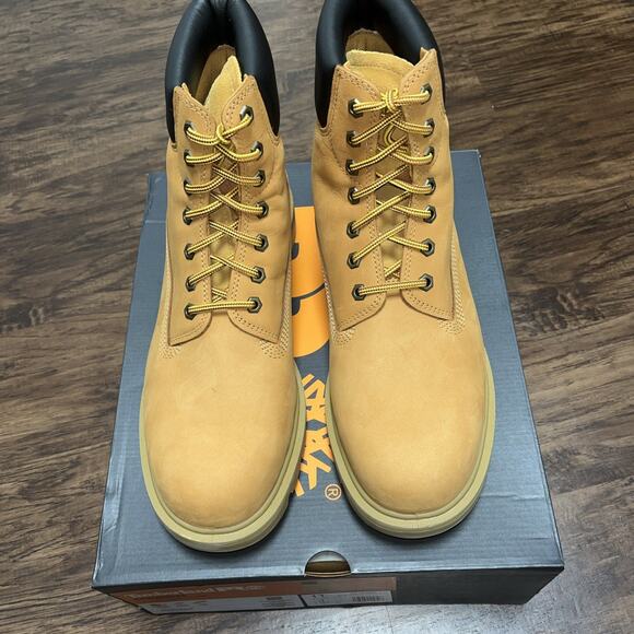 Timberland PRO Sawhorse 6" Wheat Boots Men’s Size 11 Composite Safety Toe - Picture 5 of 8